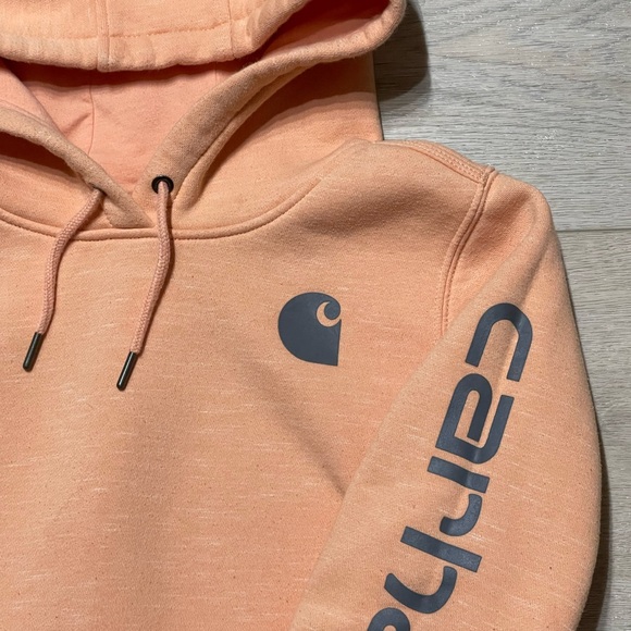 Women’s Peach Carhartt Hoodie - Picture 2 of 5